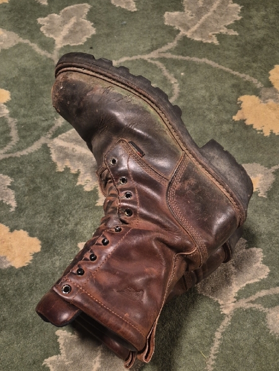 Red Wing Shoes Brown Leather Work Boot with Lug Sole main image 11